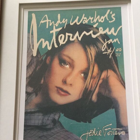 Andy Warhols Jody Foster Print - Picture 2 of 3